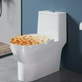 thumbnail image 3 of ZIATUBLE Thanksgiving Maple Toilet Lid Dust Cover Happy Fall with Stretch Edges Toilet Lid Covers for Bathroom Decoraction Washroom Toilet Bowl Dust Cover Fits Most Size Toilet Lids, 3 of 6