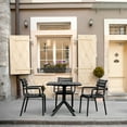 thumbnail image 2 of Compamia Paris Square Table 31 inch Black, 2 of 7