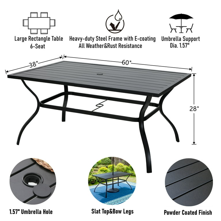 Hampton bay 60 x 38 table deals