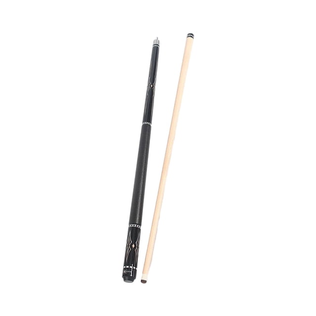 Almencla Queue de Billard 145cm Élégante Deux Sections Queue de Billard en Bois