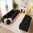 thumbnail image 5 of SOULART 162.38" boneless sectional couch,U shaped modular sectional sofa, cloud couches for living room, No Assembly Required, Black, 5 of 15