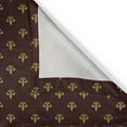 thumbnail image 5 of Ambesonne Fleur De Lis Grommet Curtain, Royal Pattern, 50" x 72", Burgundy Earth Yellow, 5 of 6