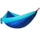 thumbnail image 4 of Hamaca portátil de viaje para acampar, cama individual colgante con correa para árbol (azul claro, azul oscuro), 4 of 14