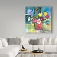 thumbnail image 3 of Trademark Fine Art 'Potted Pansies' Canvas Art by Annelein Beukenkamp, 3 of 3