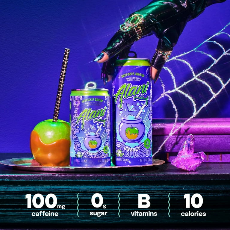 Alani Nu Sugar Free Mini Energy Drink, Witch's Brew Flavor, 8.4 fl