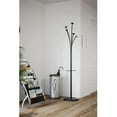 thumbnail image 2 of Alba  Festival Coat Stand in Black- with 5 Black Rounded Coat Pegs and an Integrated Umbrella Holder, 2 of 13