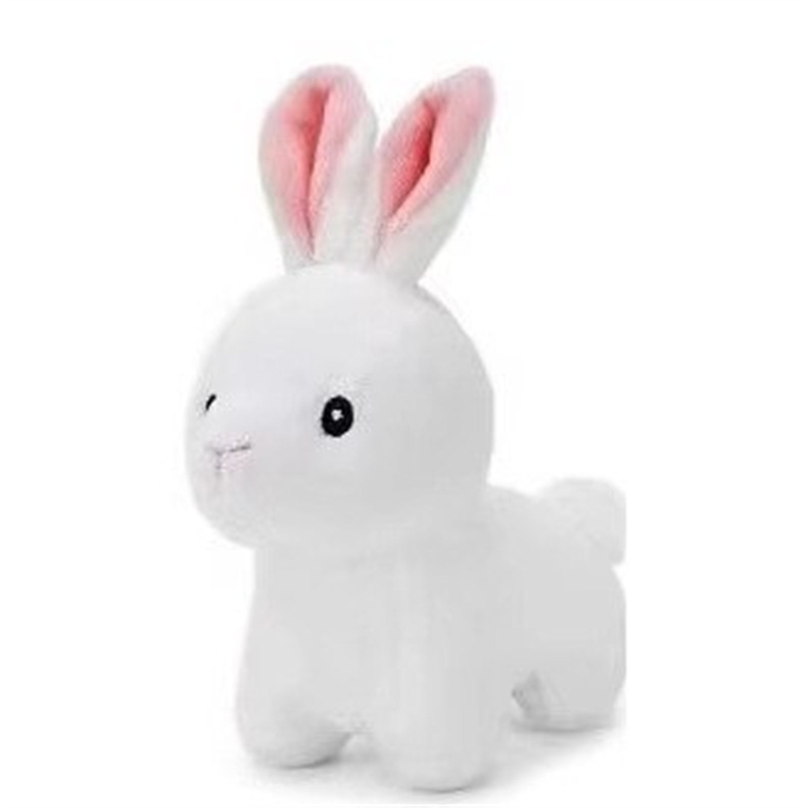 Soft Stuffed Easter Rabbits Realistic Plush Doll with Carrot Basket, Holiday Decor & Kids Bedtime Companion