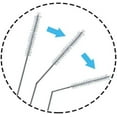 thumbnail image 3 of Straw Cleaner Brush Set, 10 Pieces 6.9 Inch Stainless Steel Handle Straw Brush Set, Extra Long Straw Brush for Tumbler, Sippy Cup, Water Bottle and Tubes, 3 of 5