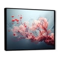 thumbnail image 2 of Designart "Elegant Pink Sea Whip I" Coastal Coral Under Water Floater Framed Wall Decor, 2 of 5