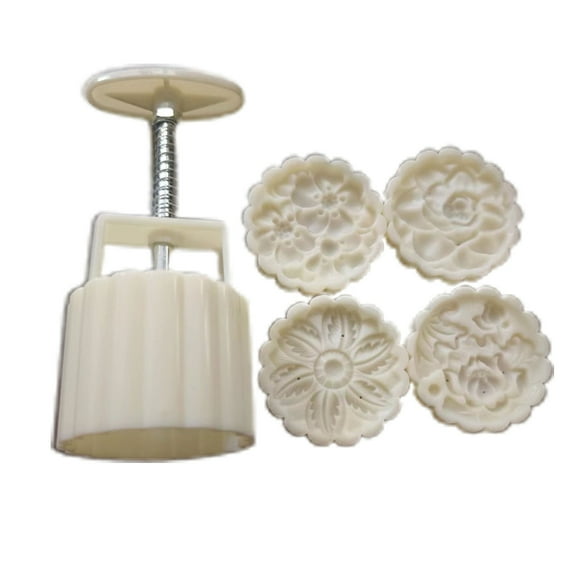 YIEMEEN Flower Moon Cake Mold Household Mung Bean Cake Model Printed with Embossed