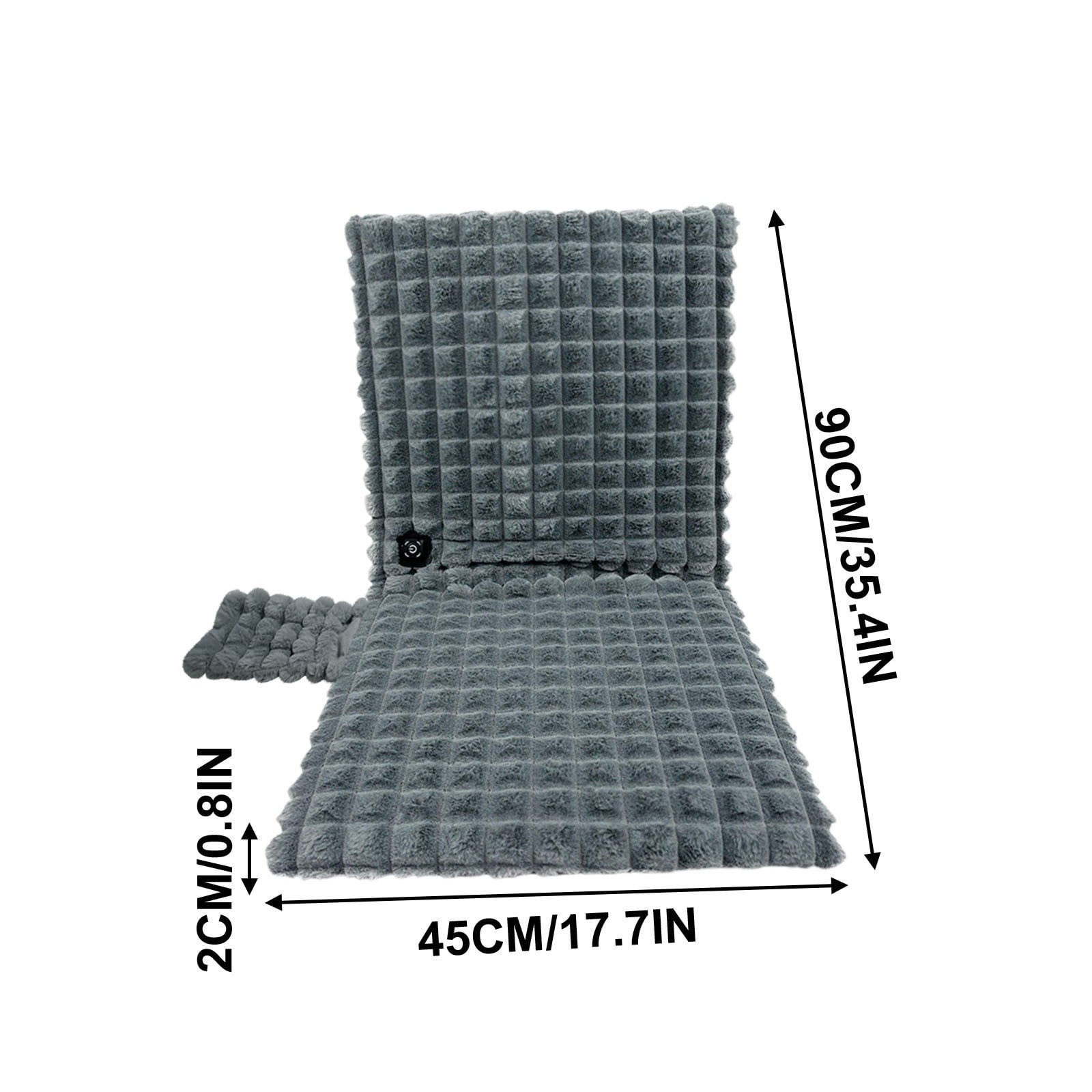 YIMWNYI USB Heated Seat Cushion, Office Chair Heating Pad, Portable Electric Winter Seat Warmer, Soft & Comfortable, Adjustable Temperature, for Car & Outdoor Use