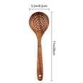 thumbnail image 6 of Yesbay Wooden Kitchenware Household Spatula Soup Spoon Mixing Spoon Non-stick Scratch-Free Kitchenware for Everyday Use, 6 of 8