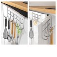 thumbnail image 3 of Zhuge :1 pieza de puerta sin perforar, gancho para colgar ropa, puerta de armario de cocina, estante colgante especial de seis eslabones para gabinetes de cocina (plateado), 3 of 5