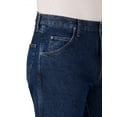 thumbnail image 2 of Wrangler Authentics Men's Classic 5-Pocket Regular Fit Cotton Jean, Dark Rinse, 36W x 28L, 2 of 5
