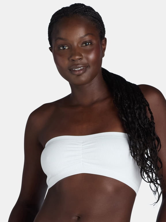 Seamless Bandeau Bra, Women's and Women's Plus, Sizes XS-3XL