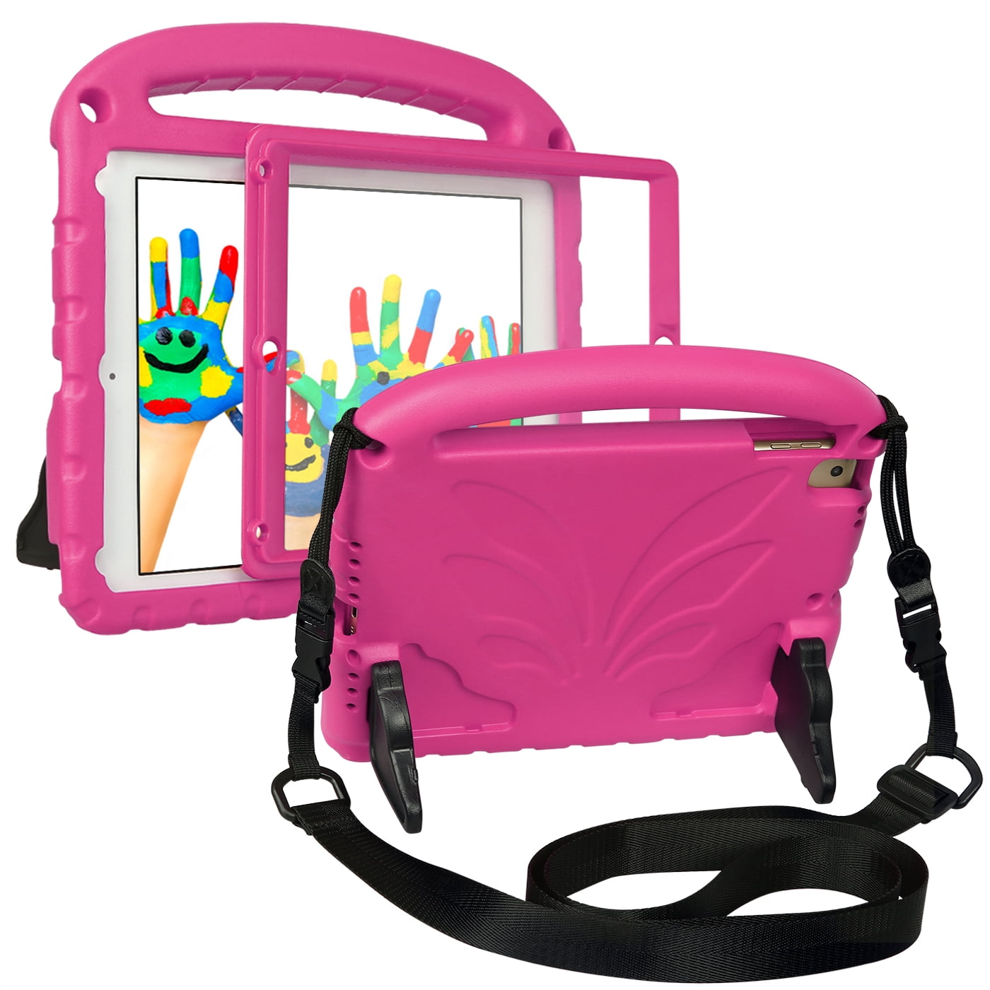 HDE Kids Case For IPad 9 7 2018 2017 Shock Proof Cover Stand With Built in Screen Protector 