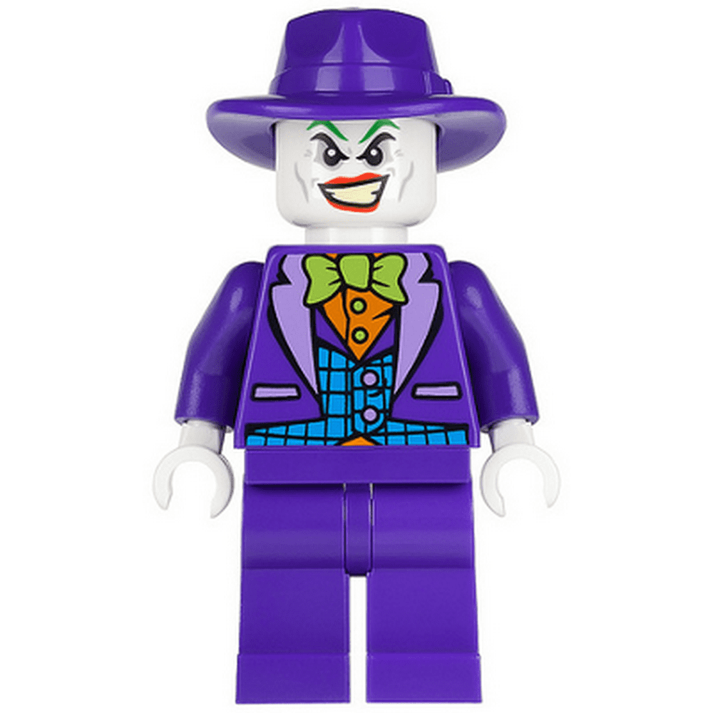 LEGO DC Super Heroes The Joker - Blue Vest, Dark Purple Fedora ...