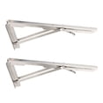 thumbnail image 1 of Folding Bench Table Wall Shelf, High Load Bearing Stainless Steel Space Saving Wall Mount Table Support Bracket Stable Support  for RV Motorhome, 1 of 7