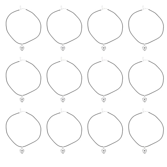 Supvox Stylish Assorted Color Disco Necklace for Special Occasions 12Pcs