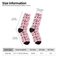 thumbnail image 2 of Rateoe 2336109497 for Women Casual Calf Socks - Cute Crew Socks - Thin Soft Above Ankle Socks Size 5-11, 2 of 6