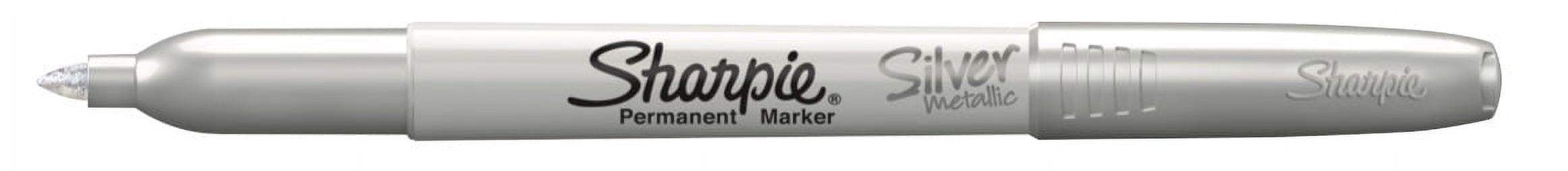 Sharpie Metallic Permanent Markers Fine Point Silver 36/Pack (9597) 61659 