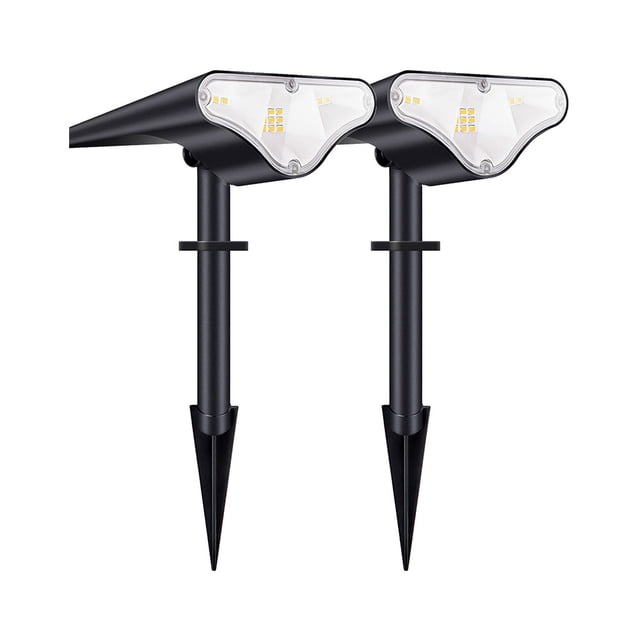 2 uds luz solar para césped-solo blanco Ormromra CPB-US-DYP500-1