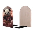 thumbnail image 2 of Naloa Cute Cloud Panda 2 Pcs Bookend Large Capacity Office Book Ends for Home Office Library School Study Decoration, 2 of 8