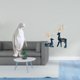 thumbnail image 2 of Elegante colección de figuras de animales de resina con estatuas de pingüinos y renos para el hogar, la oficina, la mesa, el bar, el dormitorio y la d, 2 of 8