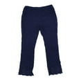 thumbnail image 2 of Free People Women's Disco Wild Laces Pull On Flare Pants Indigo Medium, 2 of 2