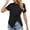Black, variant on Women T Shirts Short Sleeves Crew Neck Basic Tee Shirt White Summer Tops Comfort Tshirt