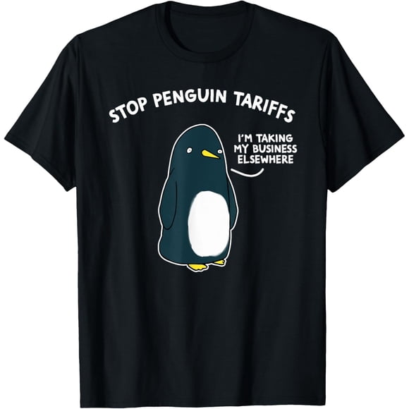 Stop Penguin Tariffs, Camiseta con tarifa de pingüinos