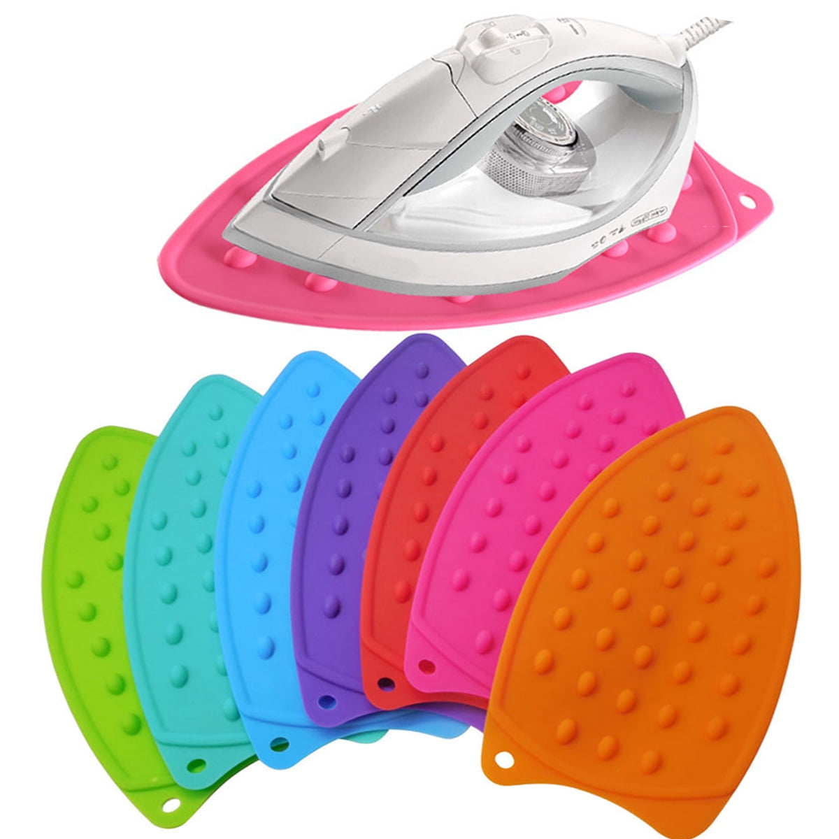 Silicone Iron Rest Pad Heat Resistant Ironing Board Protector Mat Hot Safety 
