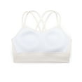 thumbnail image 6 of CRZ YOGA Butterluxe Longline Sports Bra Womens Lightweight Comfortable Workout Bra with Molded Cups for Yoga Fitness, 6 of 7