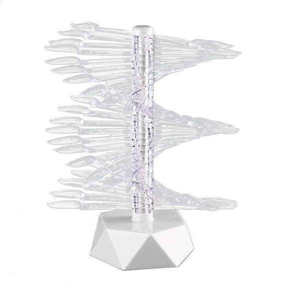 UDIYO 1 Set Nail Display Stand Reusable DIY Lightweight Spiral False Nails Display Shelf Practice Tool Household Supplies