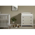 thumbnail image 3 of South Shore Cotton Candy 3-Drawer Changing Table, in White and Beige, 3 of 13