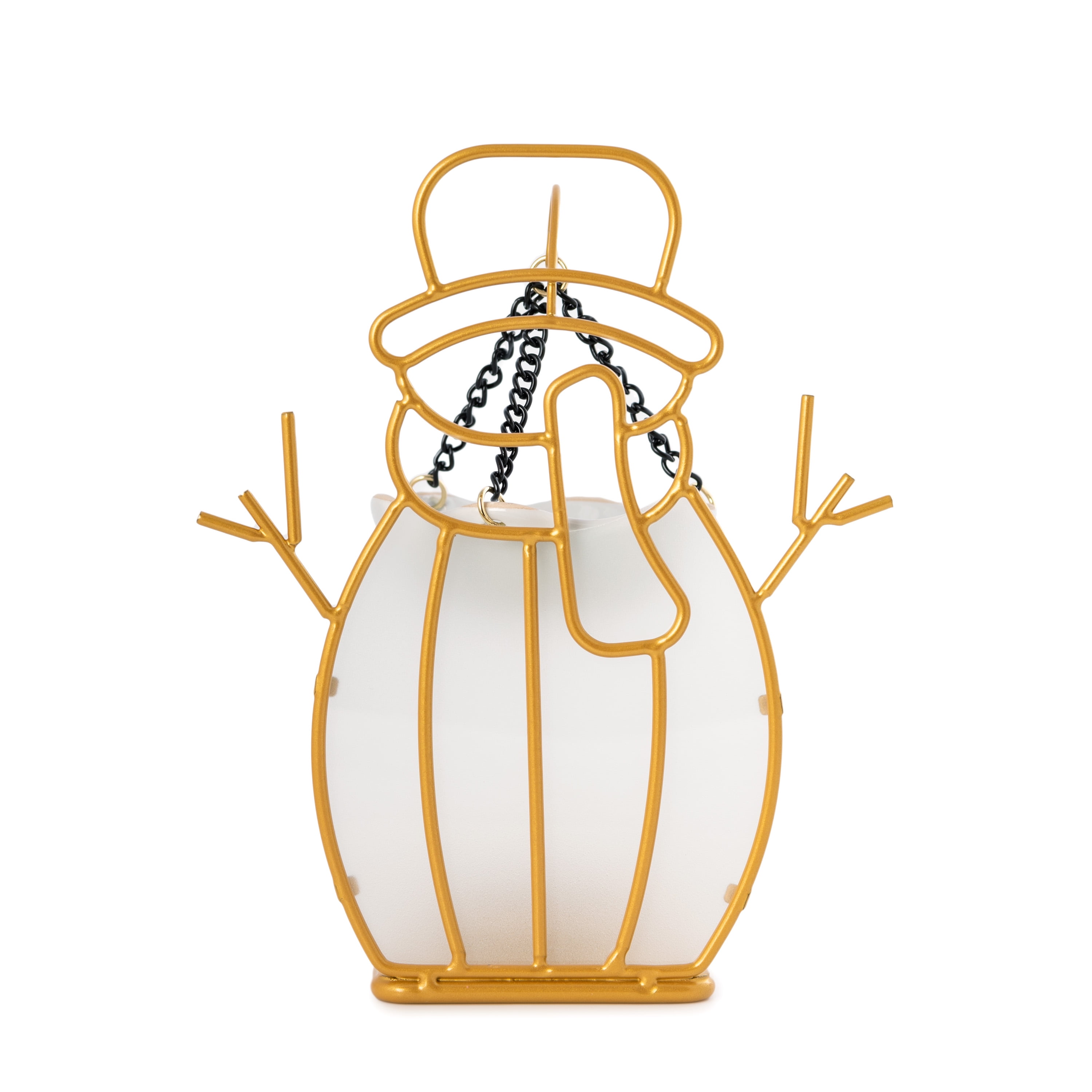 Mainstays Gold Snowman Tealight Warmer Set