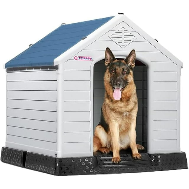 Casa Para Perro Raza Grande Impermeable QPERRON