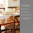 thumbnail image 3 of Home Fashions Autumn Pumpkin Grove Wrinkle Resistant Tablecloth, 60"x84" Rectangle, Multi Color, 3 of 6