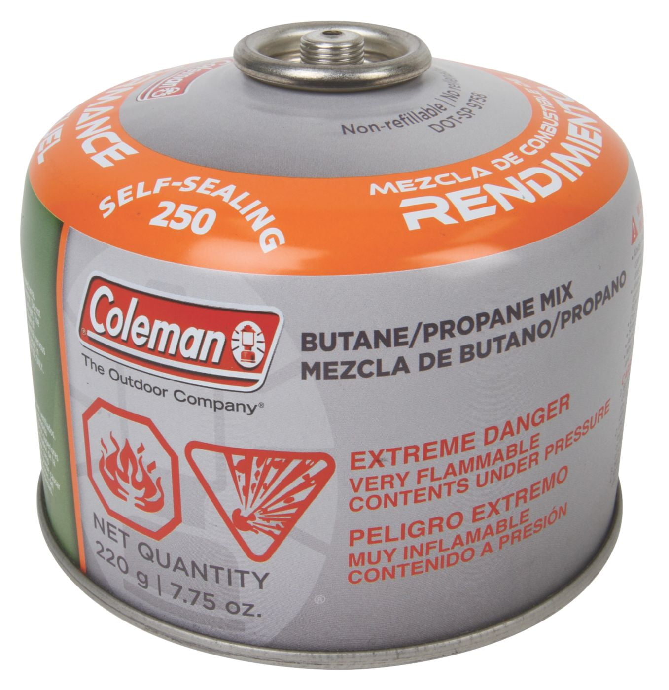 Coleman C500 Performance Butane/Propane Gas Cartridge Green 