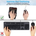 thumbnail image 6 of FiveBox Wired One-Handed RGB Mechanical Gaming Keyboard, 35 Keys Type-C Professional Gaming Keyboard, Portable USB Wired PC Keyboard LED Backlit Gaming Keypad w/Wrist Rest for PC Gamer Xbox PS4,Black, 6 of 6