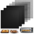thumbnail image 1 of Czcpp-6 Pcs Doublures Réutilisables pour Friteuse à Air Chaud Ninja, 12 X 12 Po Doublures Antiadhésives pour Fond de Four Grille-Pain, 3 X Doublures + 3 X Feuilles en Maille, Tapis de Cuisson/micro-Ondes/grill Pré-Découpé pour SP101/SP201/SP301/SP, 1 of 4