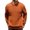 Orange, variant on Sweatshirts for Men 2026 Fall Winter Long Sleeve Jacquard Plain Crewneck Sweatshirts Mens Pullover Top