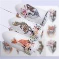 thumbnail image 2 of pegatinas para uñas decoracion de uñas pegatina semipermanentes Deslizadores de invierno, pegatinas de alce, Lobo, Animal, figura de transferencia artística, mariposas, marca de agua, deslizador de ag, 2 of 4