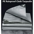 thumbnail image 5 of LUVCMFT 6*10ft Tarps Heavy Duty Waterproof 10 Mil Silver Tarp Cover UV Resistant Rip and Tear Proof Tarpaulin, 5 of 8