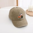 thumbnail image 2 of Coerni Sunscreen Hats for Kids Baby Girls Boys Peaked Cap Cartoon Car Baseball Hat Sunscreen Sunshade Hat Jacket Cap, 2 of 3