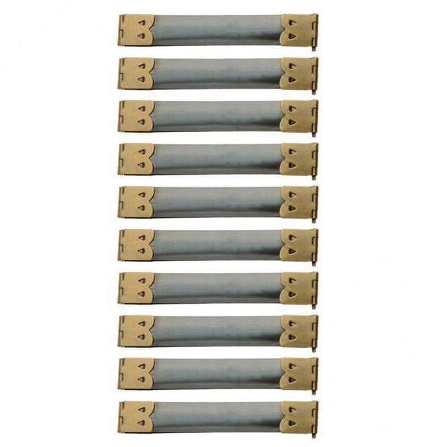 4x10x Purso de metralla fabricando suministros de beso de marco de metal Beso 9x1.4 cm de bronce 6 piezas