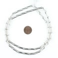 thumbnail image 2 of The Bead Chest Silver Bamboo-Shaped Beads, Full Strand of Quality Metal Spacers for DIY Jewelry Design, 2 of 4