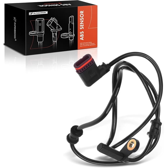 A-Premium ABS Wheel Speed Sensor Compatible with Mercedes-Benz Models - C200/230/240/280, C32/55 AMG, C320/350, CLK280/320/350/500/550, CLK55/63 AMG - Rear Right Passenger Side, # 2035401317