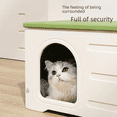 thumbnail image 2 of Nid pour Chat Commerce Extérieur Vente Chaude Petite Niche Niche Extérieure Fermée Niche pour Chat Imperméable Chat Errant Nid Extérieur Hiver, 2 of 6