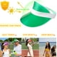 thumbnail image 3 of viseras de plástico unisex para golf, pub, festivales, protección solar, tenis, impermeables, para piscina, playa, verano, 3 of 4